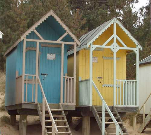 beach huts by james ward