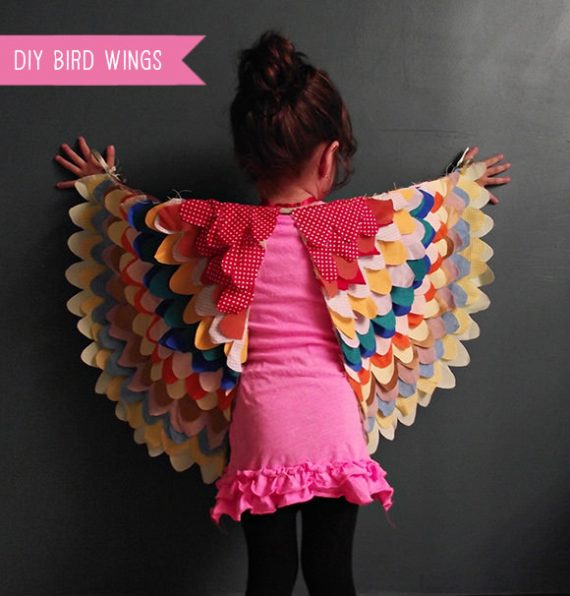 DIY Bird Wings Costume for Kids | Handmade Charlotte