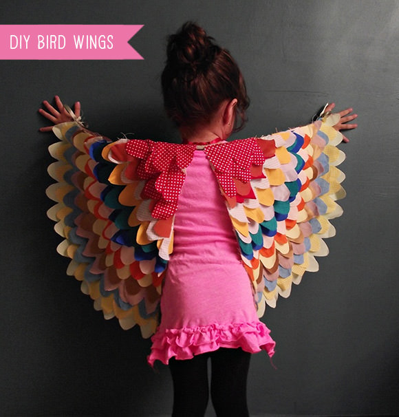 DIY Bird Wings Costume for Kids