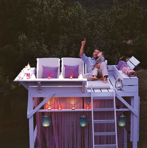playhouse-mezzanine CabanaPlayhouse with Mezzanine