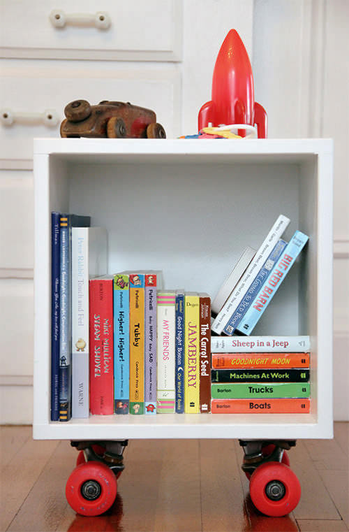 1-diy-skater-book-cubby DIY Skateboard Book Cubby