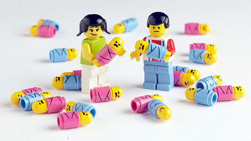 LEGO minifig babies