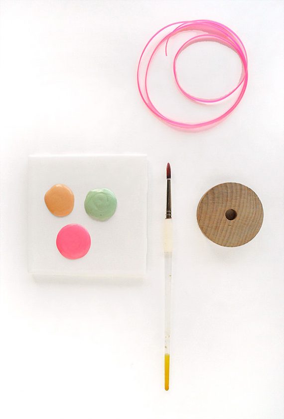 DIY Pinwheel Necklace Handmade Charlotte