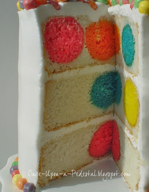 How To Make A Polka Dot Birthday Cake