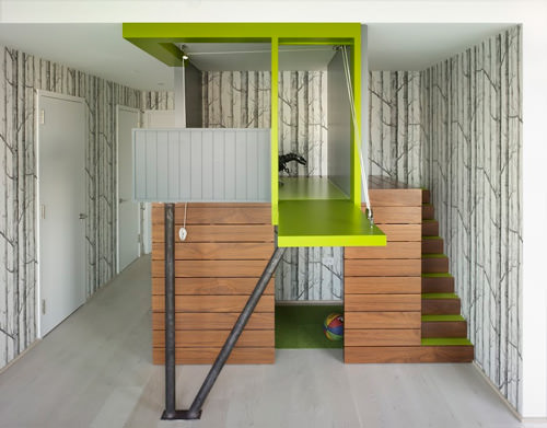 3-bohemian-apartment indoor playhouse in bohemian nyc apartment