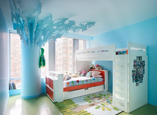 6-bohemian-apartment girl's bedroom in nyc bohemian apartment