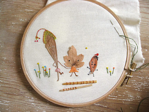 7-nature-embroidery Misako Mimoko Embroidery