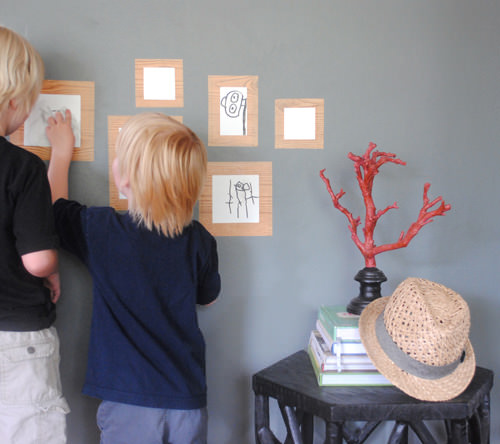 8-diy-gallery DIY Dry Erase Framed Gallery