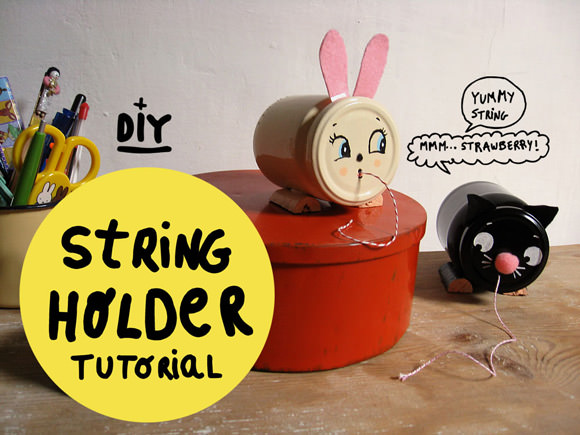 DIY Vintage-Inspired String Holder Tutorial DIY Vintage-Inspired String Holder Tutorial