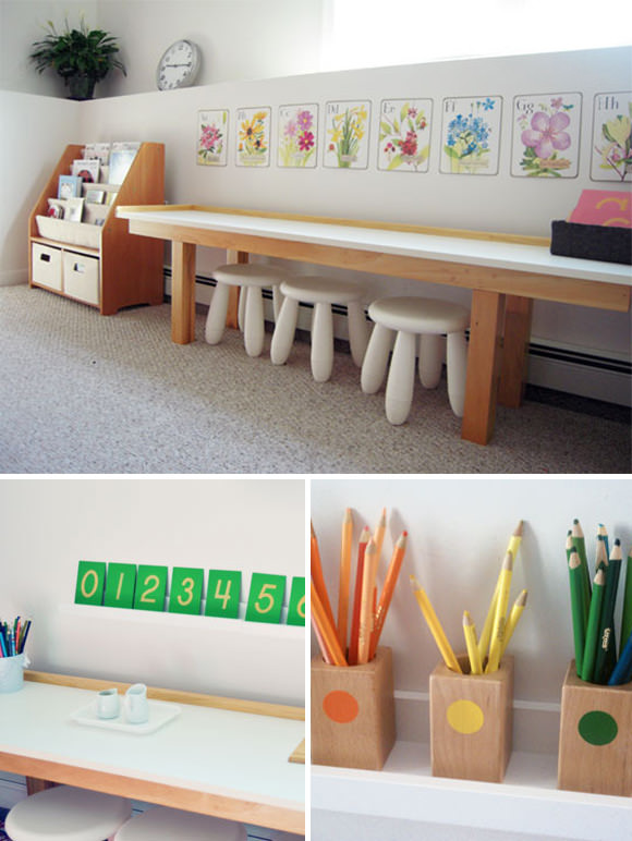 Montessori Playroom for Three Montessori Playroom for Three