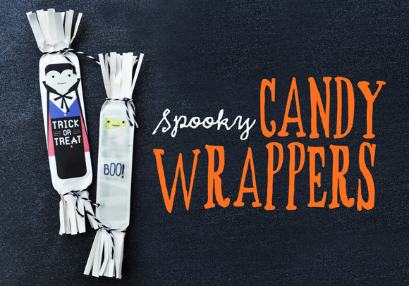 DIY Spooky Candy Wrappers Printable