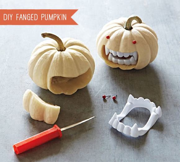 DIY Fanged Pumpkin Tutorial DIY Fanged Pumpkin Tutorial