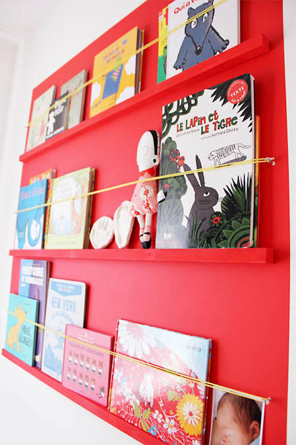 Simple DIY Bookshelf for Kids