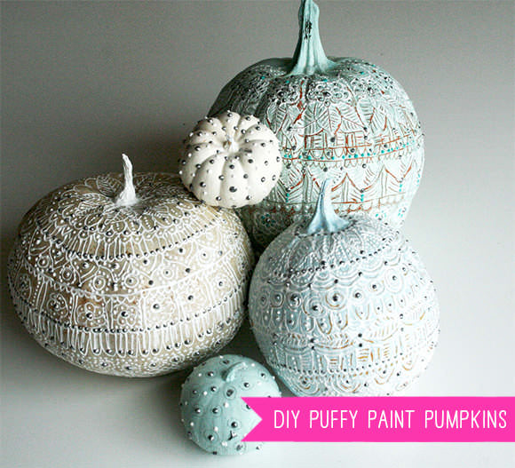 DIY Puffy Paint Pumpkin Tutorial DIY Puffy Paint Pumpkin Tutorial