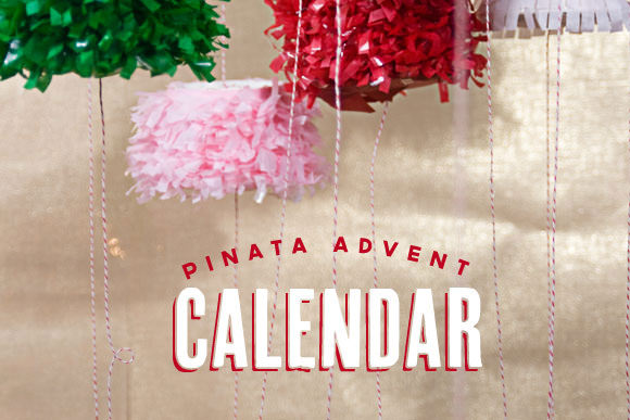 DIY Piñata Advent Calendar DIY Piñata Advent Calendar