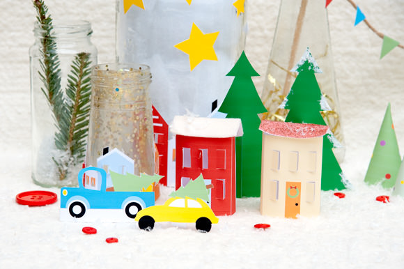 HP Free Printable Holiday Village HP Free Printable Holiday Village