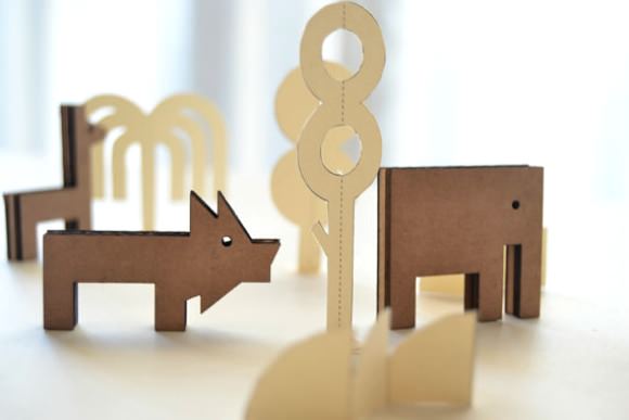 Modern Toys on Etsy - Mini Jungle by Milimbo Modern Toys on Etsy - Mini Jungle by Milimbo