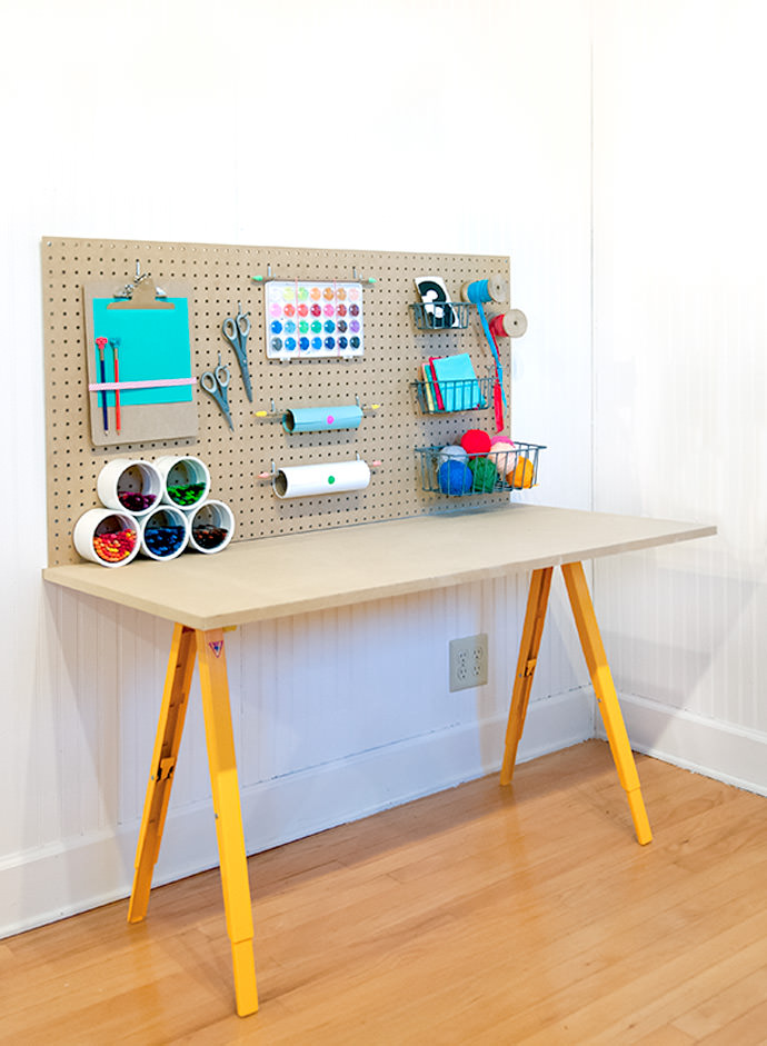 DIY Craft Station for Kids
