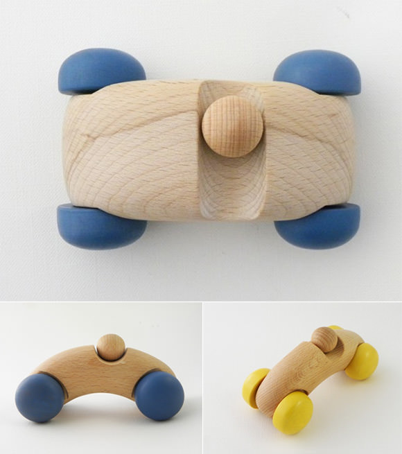 Handmade Wooden Toy Cars from iichi