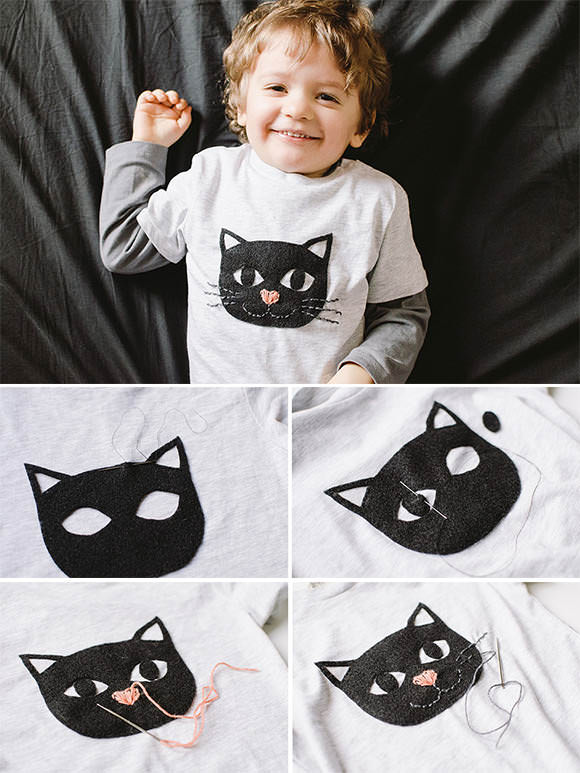 DIY Cat Kiddo Tee
