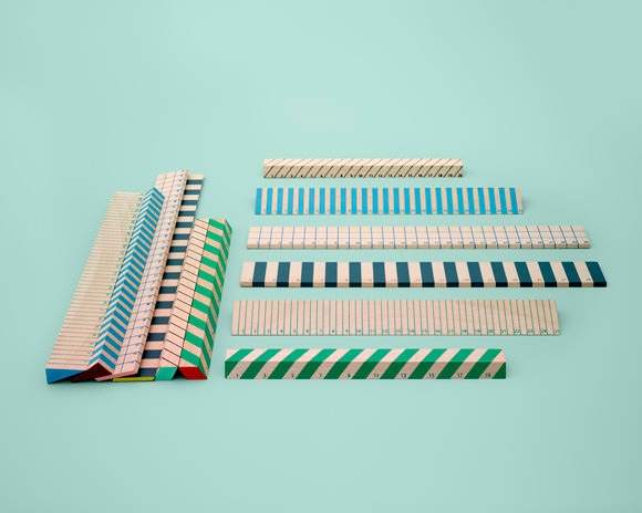 Gorgeous wooden rulers