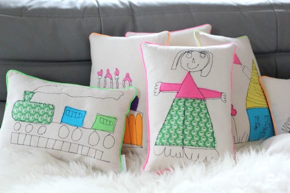 Embroidered Children’s Cushions