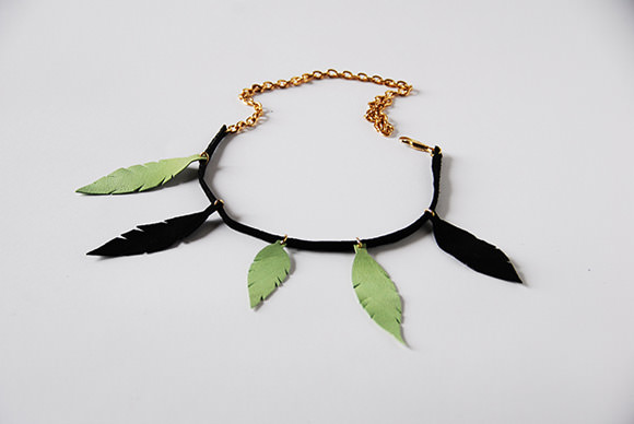 DIY Leather Necklace