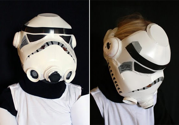 DIY Recycled Milk Jug Star Wars Helmet for Kids