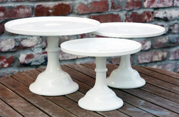 Milk Glass Cake Stand from Keep.com