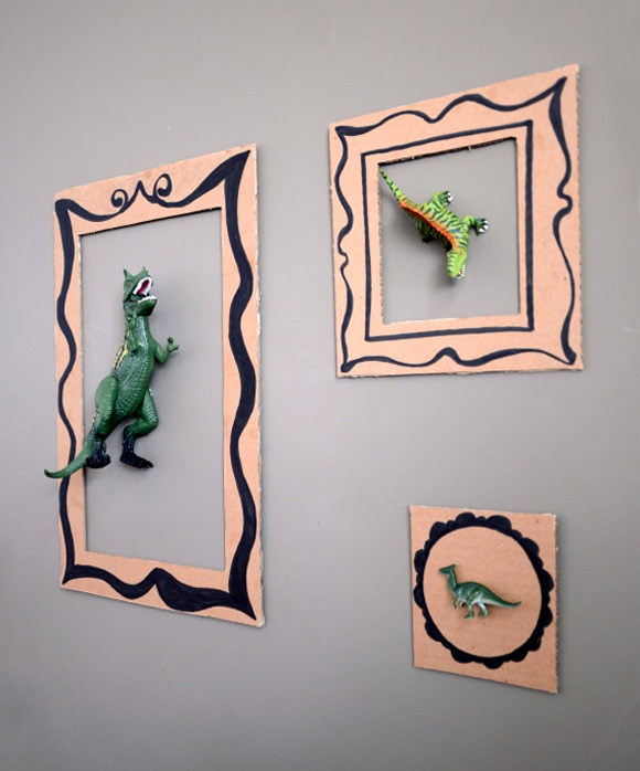 DIY Dino Frames for Kids