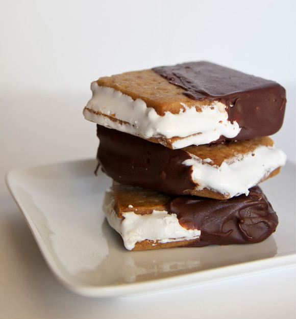 Frozen S'mores Campfire Bars