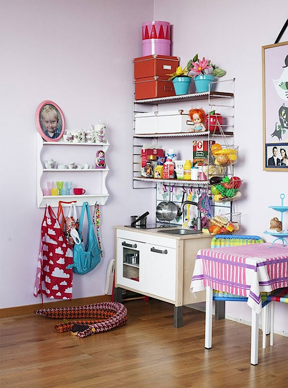 handmade play kitchen