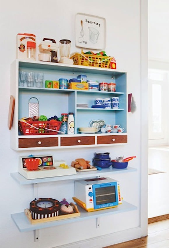 handmade play kitchen