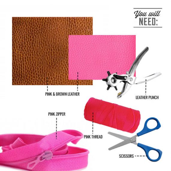 Whip Up A Leather Zipper Pouch In 30 Min Handmade Charlotte