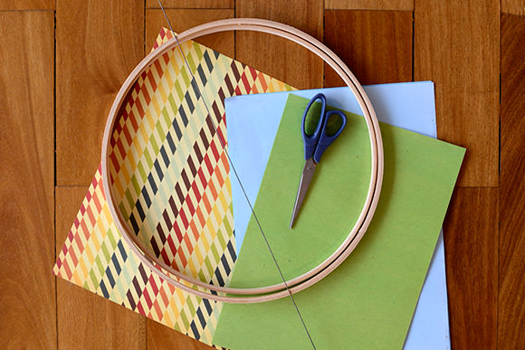 DIY Embroidery Hoop Mobile Tutorial: Supplies