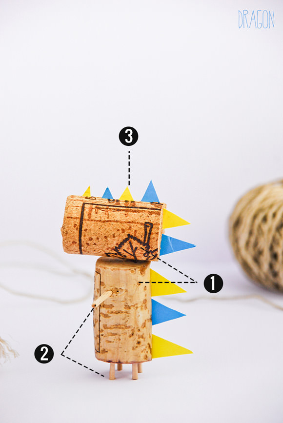 How To Make A DIY Cork Dragon