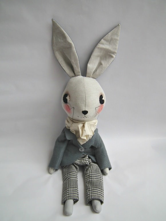 handmade rabbit doll