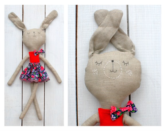 handmade bunny plush