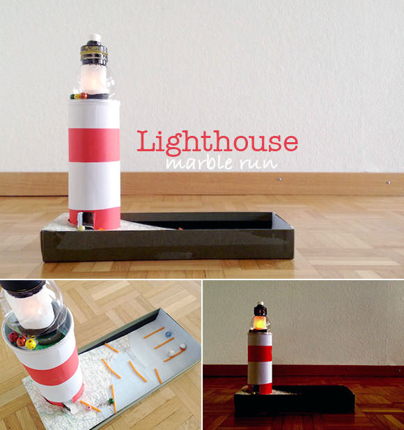 DIY Lighthouse Marble Run