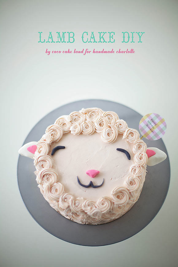 DIY Fluffy Lamb Cake Decorating Tutorial