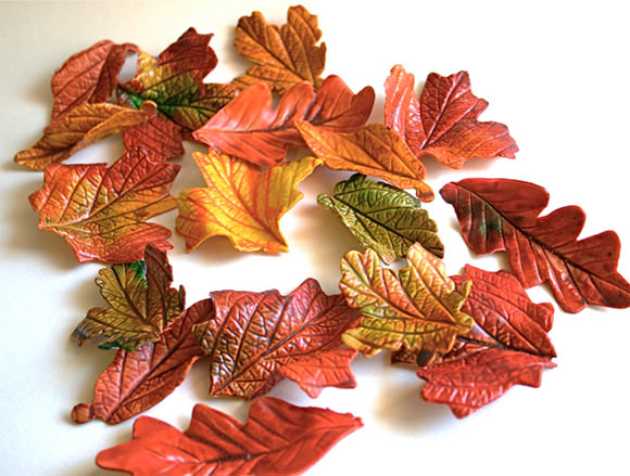 Etsy Finds: Amazing Edible Sugar Fall Leaves