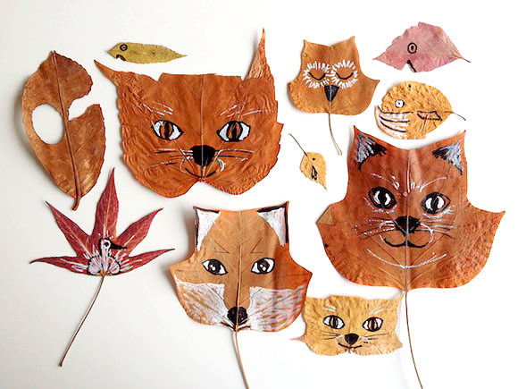 DIY Leaf Animals | Handmade Charlotte