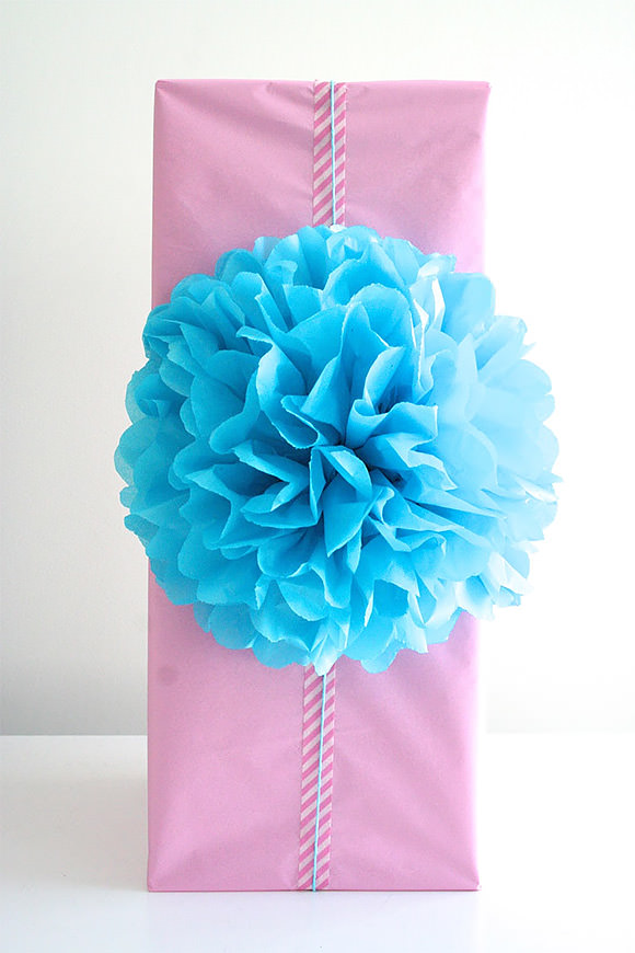 DIY Tissue Paper Pom-Pom
