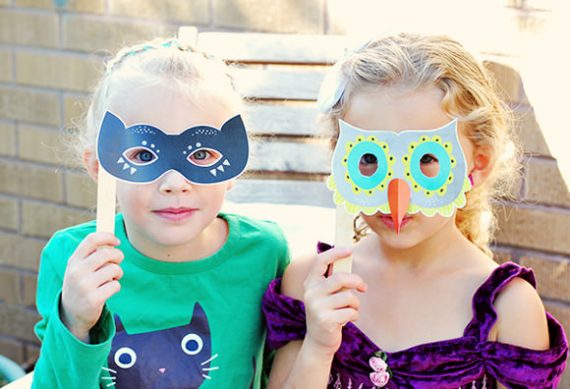 Diy Printable Halloween Masks 