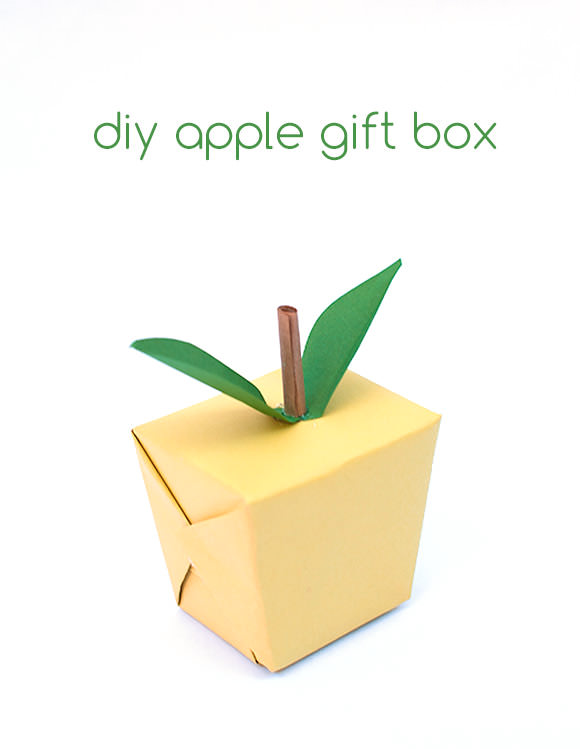 DIY Apple Gift Box