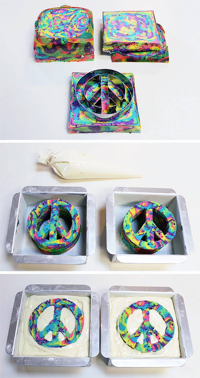 Tie Dye Cake Recipe Handmade Charlotte