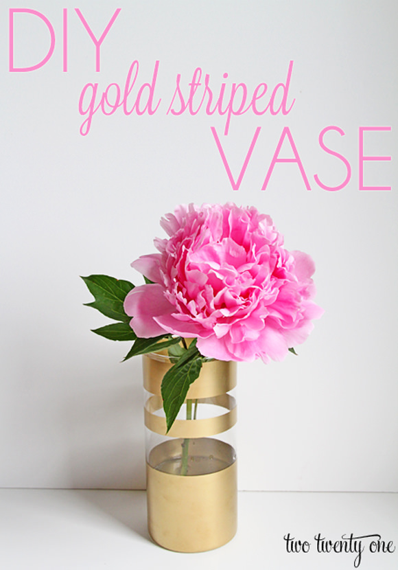 Gold Dipped Milk Glass Vases