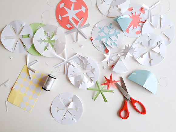 DIY Paper Snowflakes