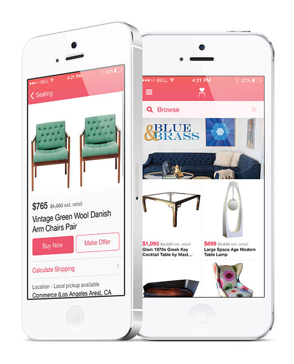 Chairish iPhone App - buy/sell vintage home decor