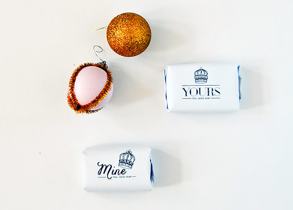 DIY Printable Yours & Mine Soap Wrappers (a perfect last-minute hostess gift)